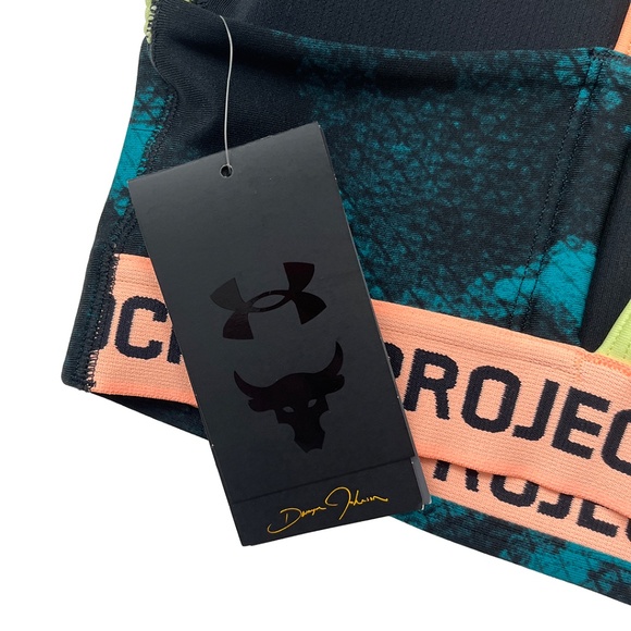 Under Armour Project Rock Crossback Sports Bra Large - Picture 7 of 13